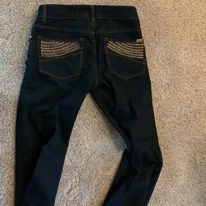 Bill Blass Bootcut Denim Jean w/embellishment sz 6